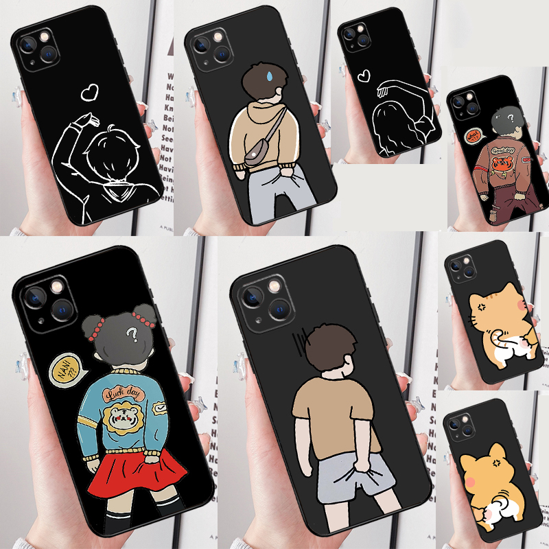 Phone Cases Xr Boys - Cartoon Paar Liefde Jongen Meisje Telefoon