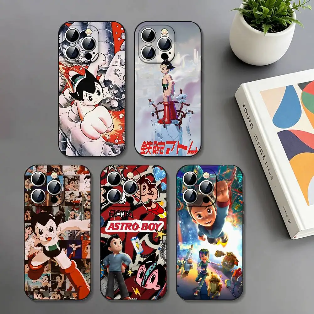 Phone Cases Xr Boys - Anime A-ASTRO BOY Slim Zwarte Stootvaste