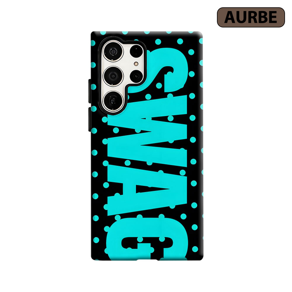 Phone Cases Typo - Neon Dots Typo Telefoonhoesje voor Samsung