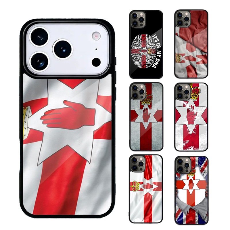 Phone Cases Ireland - Zijden Vlaggen Noord-Ierland Telefoonhoesje voor iPhone