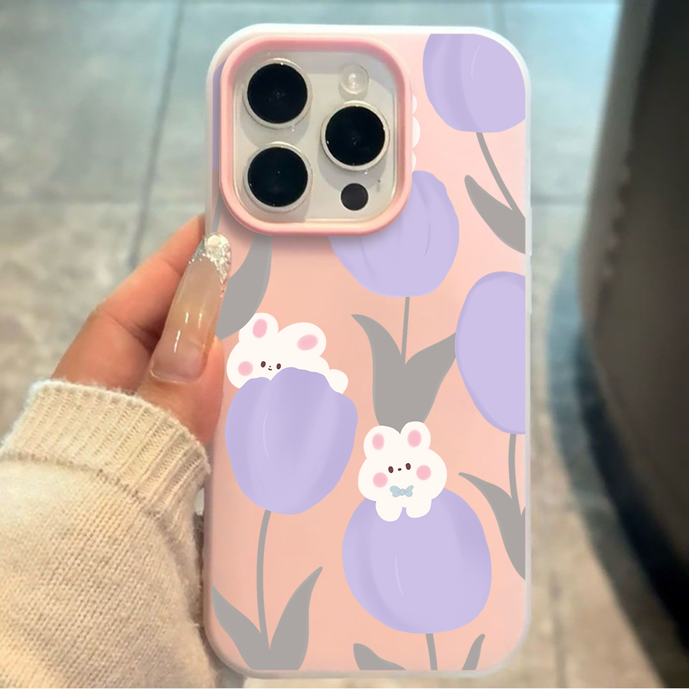 Phone Cases Redmi - Zachte Lavendel Tulpen Telefoonhoesje voor Xiaomi
