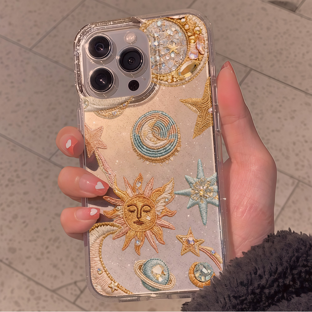 Creatieve Sterren Maan Glitter - Glitter Shockproof Case recensie en prijs