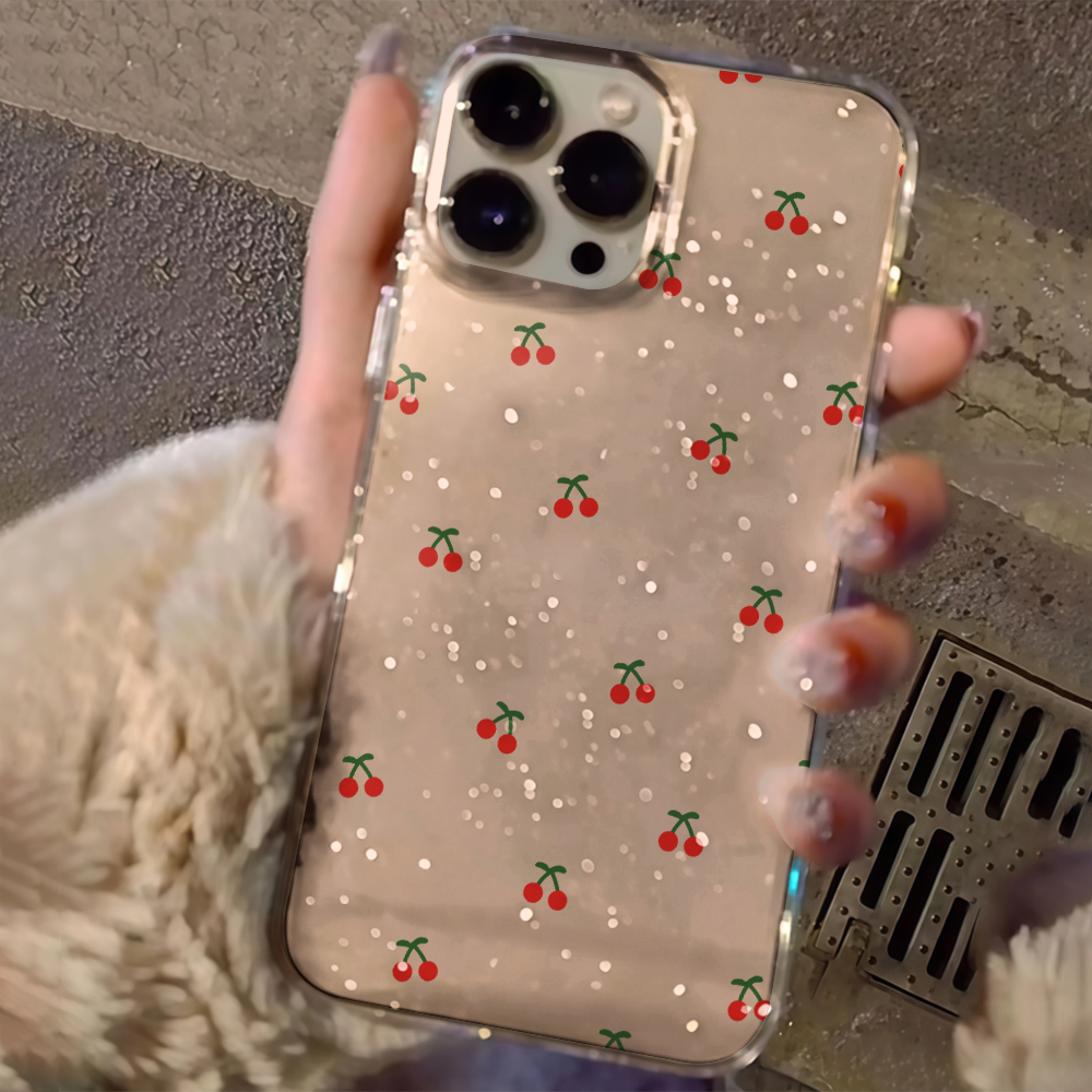 Simpele kersenbloesem transpar - Glitter Shockproof Case recensie en prijs