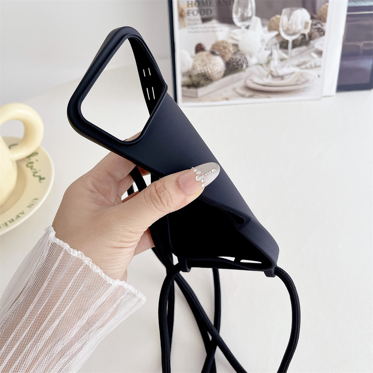 Crossbody Lanyard Vloeibare si - Silicone Liquid Case recensie en prijs