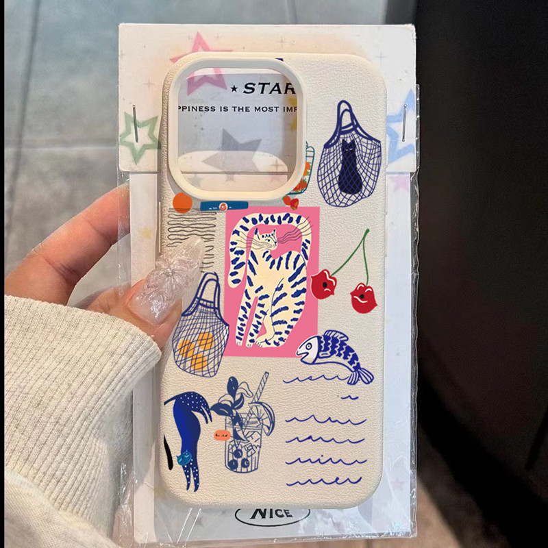 Schattige kersenkat print tele - Phone Cases Cute Iphone 13 recensie en prijs