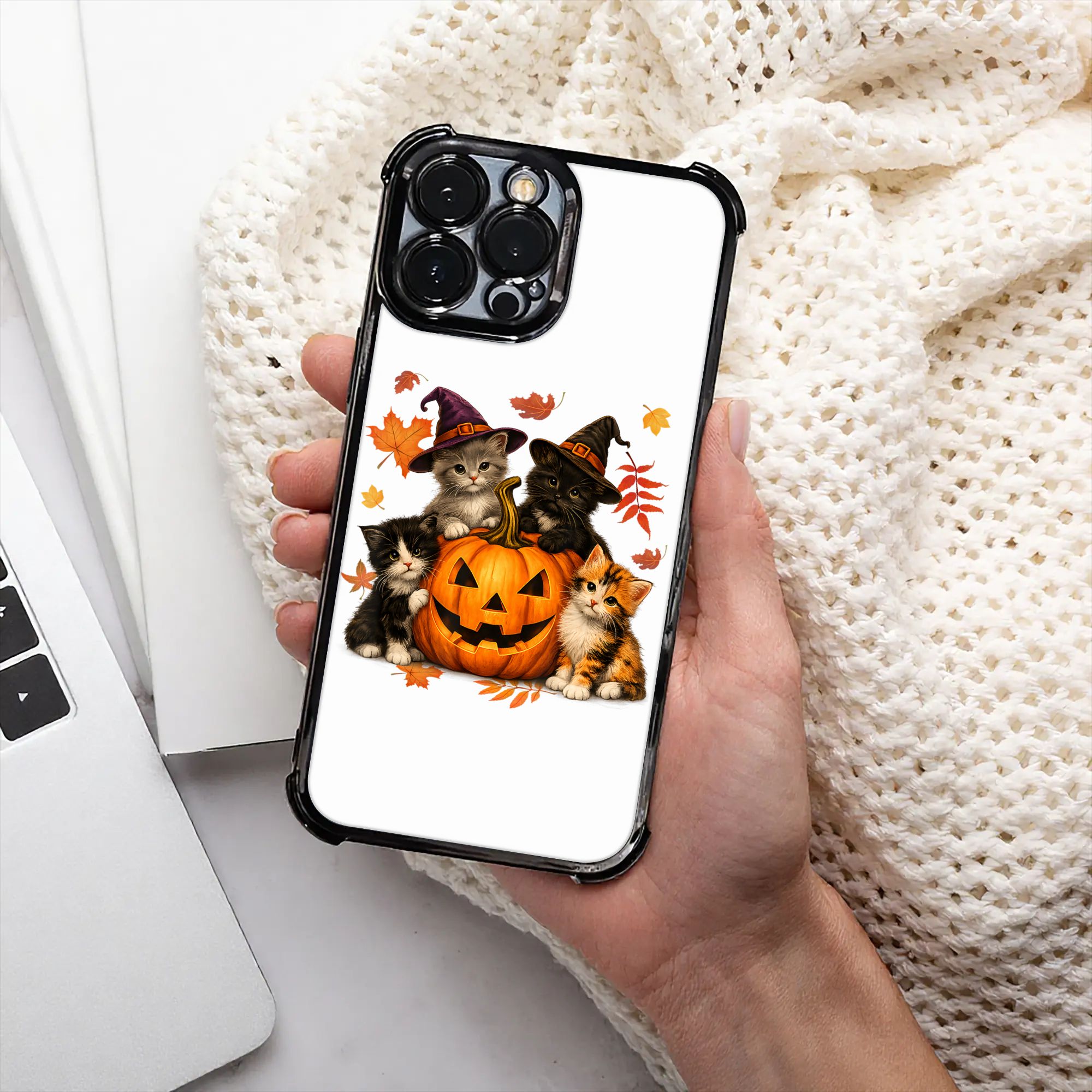 Halloween Schattige Katten Pom - Phone Cases Kids recensie en prijs