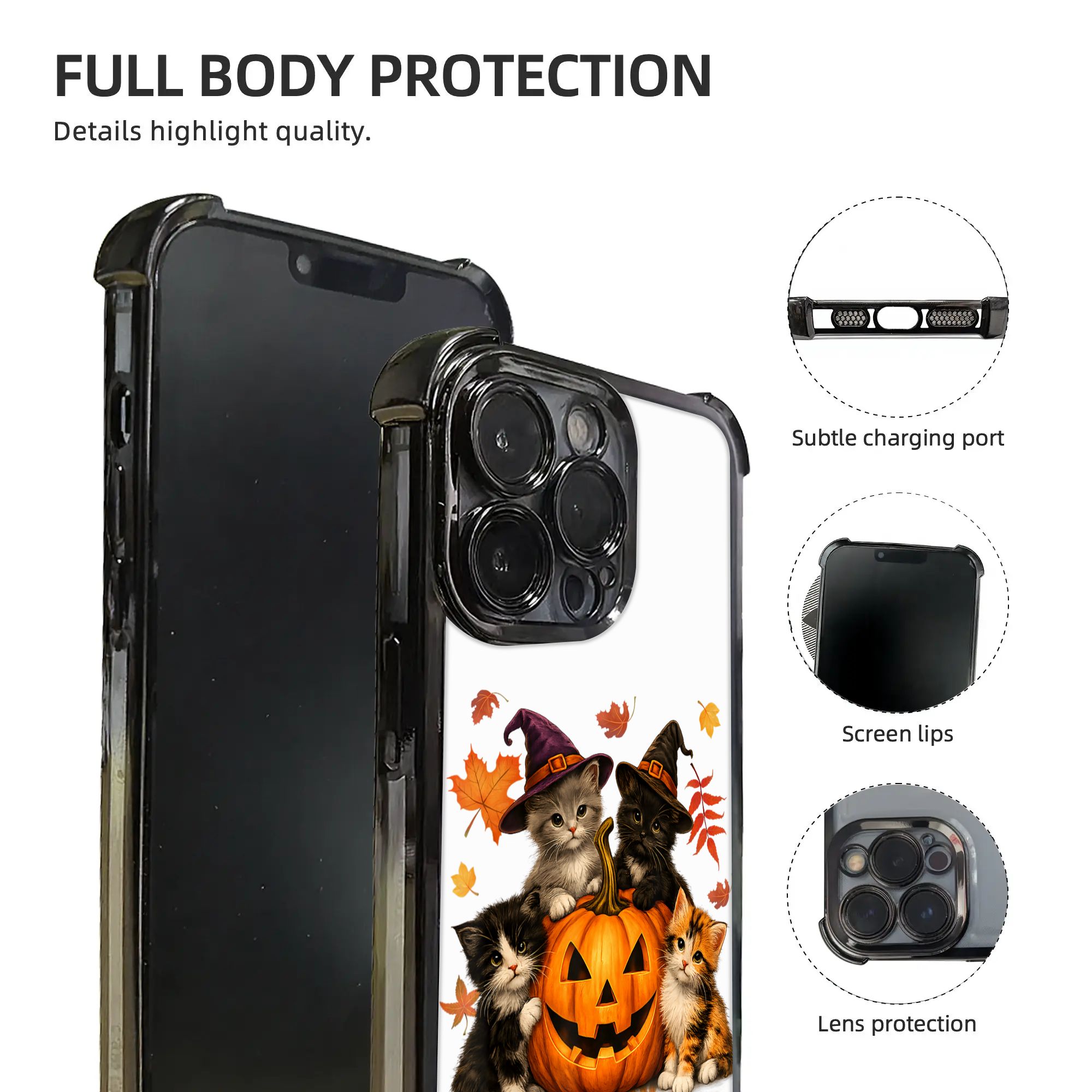 Halloween Schattige Katten Pom - Phone Cases Kids recensie en prijs