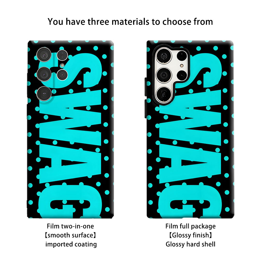 Neon Dots Typo Telefoonhoesje  - Phone Cases Typo recensie en prijs