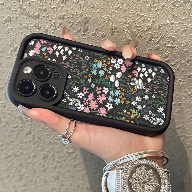 Roze hoge bamboe bloemenpatroo - Phone Cases Redmi recensie en prijs