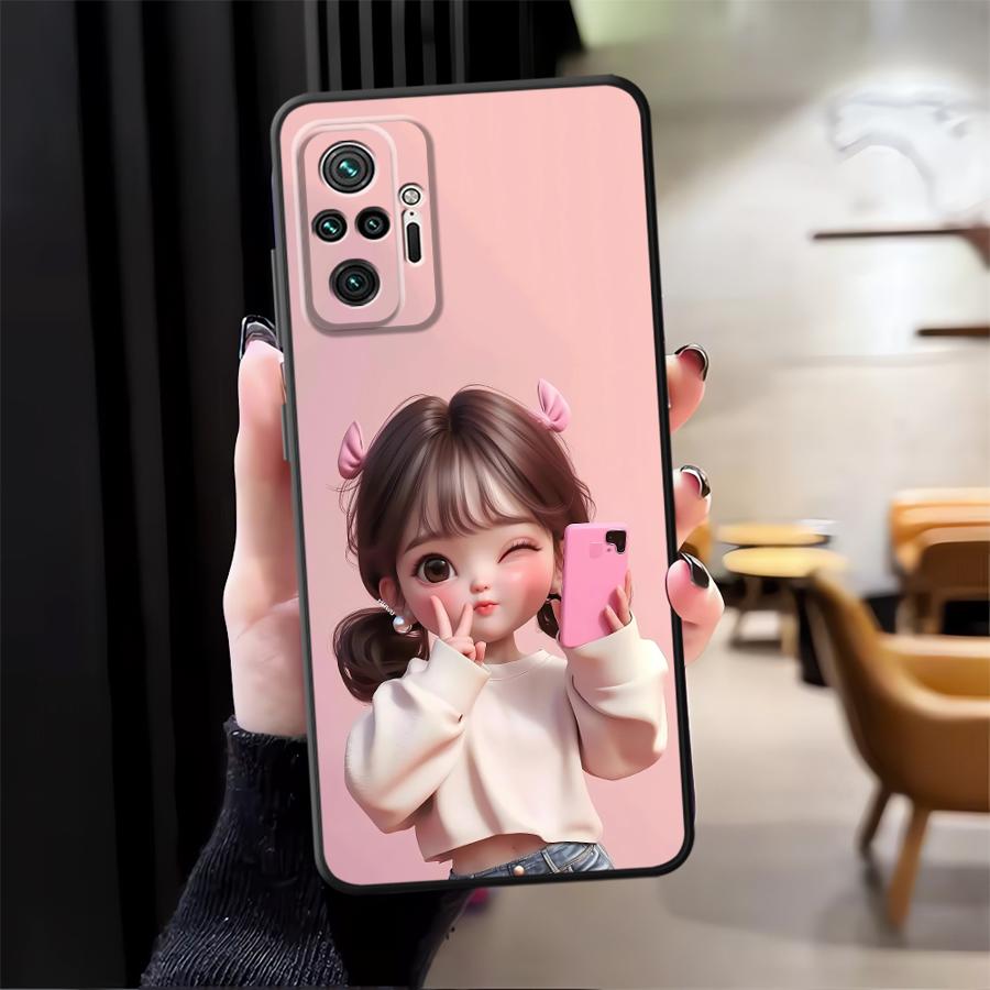 Cartoonmeisjespatroon telefoon - Phone Cases Redmi recensie en prijs