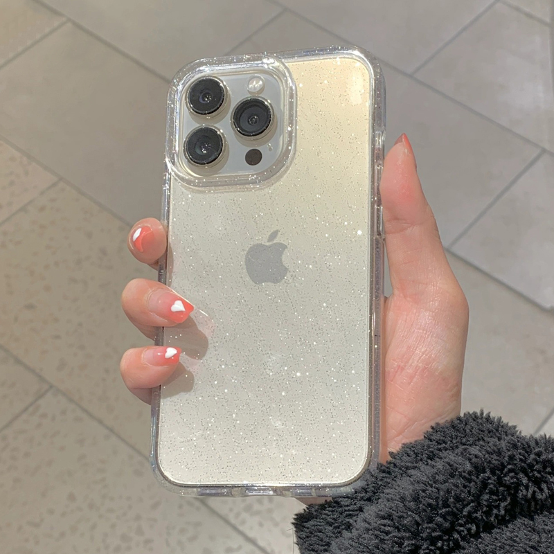 Transparant Eenvoudig Glitter  - Glitter Shockproof Case recensie en prijs