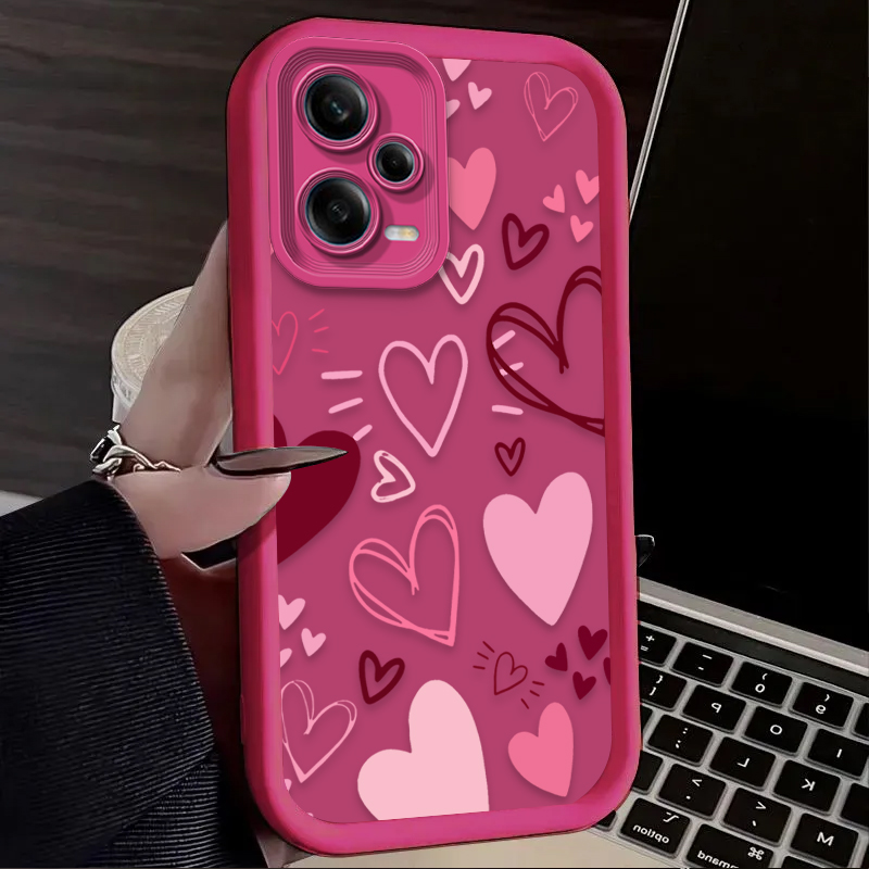 Roze hartvormige telefoonhoesj - Phone Cases Redmi recensie en prijs