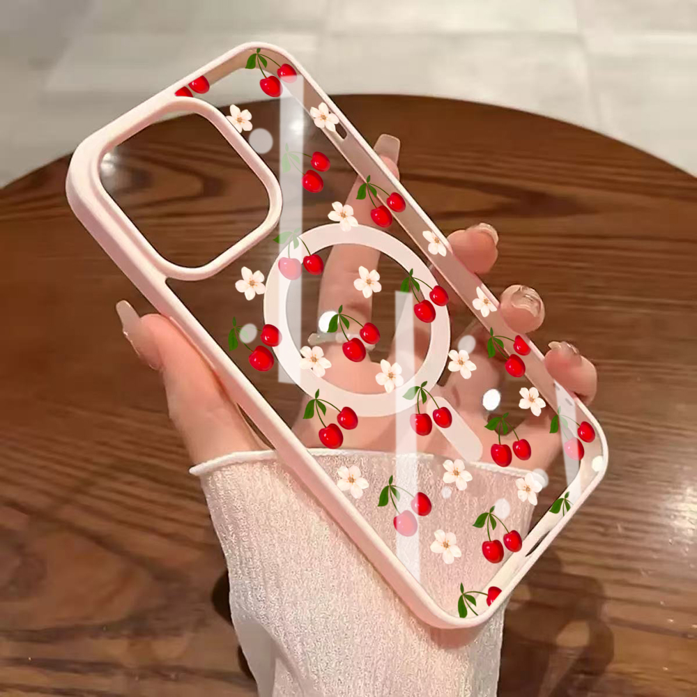Leuke Cherry Fruit Clear Case  - Phone Cases Cute Iphone 13 recensie en prijs