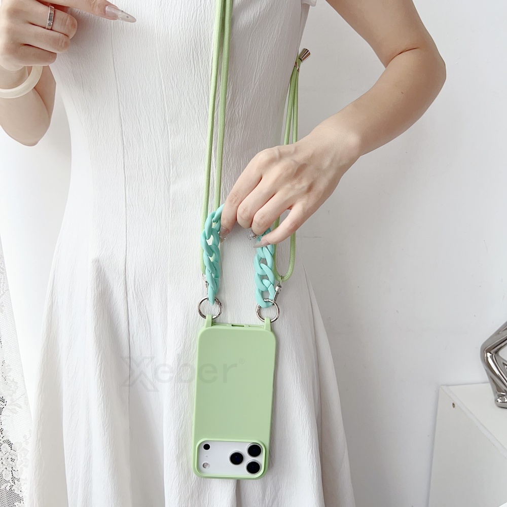 Crossbody Lanyard Acryl Armban - Silicone Liquid Case recensie en prijs