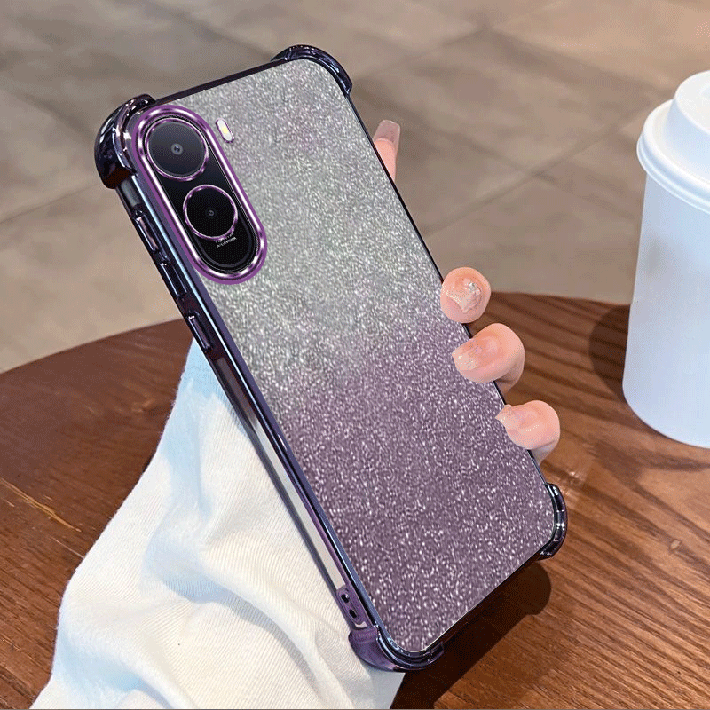 Glitter Plating Clear Bescherm - Glitter Shockproof Case recensie en prijs