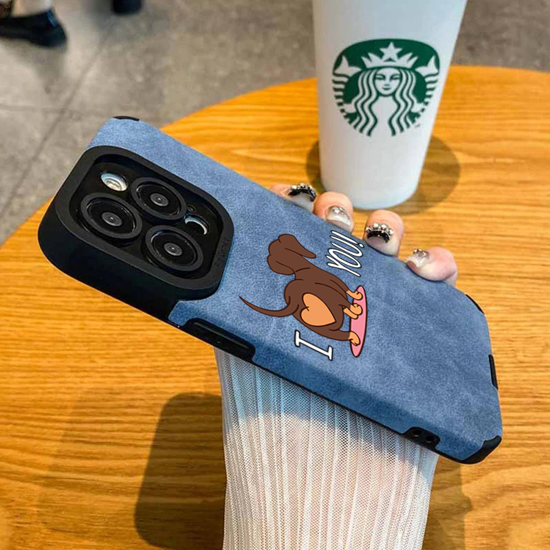 Leuke teckel hartprint telefoo - Phone Cases Cute Iphone 13 recensie en prijs