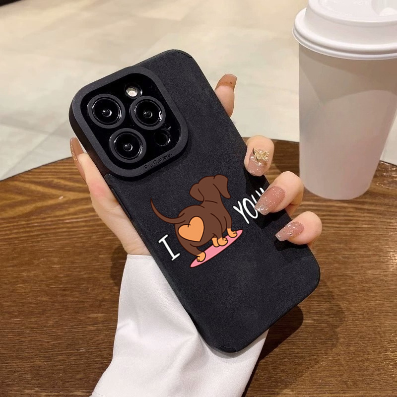 Leuke teckel hartprint telefoo - Phone Cases Cute Iphone 13 recensie en prijs